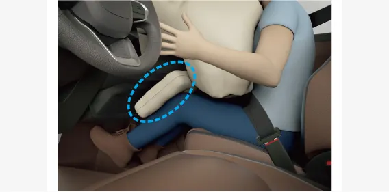 Knee airbags