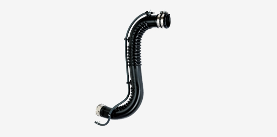 Plastic turbo ducts