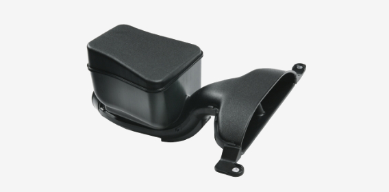 Noise absorbing air intake ducts